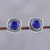 Aretes de lapislázuli - Aretes de lapislázuli de la India