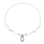 Cultured pearl and peridot pendant necklace, 'Radiant Princess' - Cultured Pearl and Peridot Pendant Necklace from India (image 2a) thumbail
