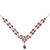 Garnet pendant necklace, 'Evening in Delhi' - 17-Carat Garnet Pendant Necklace from India thumbail