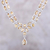 Citrine pendant necklace, 'Evening in Delhi' - 17-Carat Citrine Pendant Necklace from India (image 2) thumbail