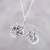 Sterling silver pendant necklace, 'Fun Ride' - Bicycle Sterling Silver Pendant Necklace from India (image 2) thumbail