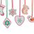 Jute ornaments, 'Holidays at Home' (set of 6) - Folk Art Style Jute Christmas Ornaments (Set of 6)