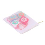 Wool felt ornaments, 'Diamond Mine' (set of 4) - Assorted Color Wool Felt Diamond Shaped Ornaments (Set of 4)