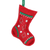 Wool felt ornaments, 'Christmas Charm' (set of 4) - Embroidered Wool Stocking Ornaments from India (Set of 4)