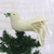 Wool felt tree topper, 'Message of Peace' - Wool Felt Ivory Dove Tree Topper from India (image 2) thumbail
