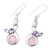 Multi-gemstone dangle earrings, 'Spring Beauty' - Multi-Gemstone Dangle Earrings from India (image 2c) thumbail