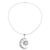 Sterling silver pendant necklace, 'Celestial Duo' - Sun and Crescent Moon Sterling Silver Pendant Necklace (image 2d) thumbail