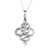 Sterling silver pendant necklace, 'Sensational Serpent' - Handcrafted Sterling Silver Snake Pendant Necklace thumbail