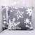 Knit cushion covers, 'Christmas Fantasy in Slate' (pair) - Christmas-Themed Knit Cushion Covers in Slate (Pair) thumbail