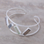 Multi-gemstone cuff bracelet, 'Tilted Windows' - Multi-Gemstone and Sterling Silver Modern Cuff Bracelet (image 2b) thumbail