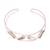 Multi-gemstone cuff bracelet, 'Tilted Windows' - Multi-Gemstone and Sterling Silver Modern Cuff Bracelet (image 2e) thumbail