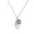 Labradorite pendant necklace, 'Swinging Hamsa' - Labradorite Hamsa Pendant Necklace from India thumbail