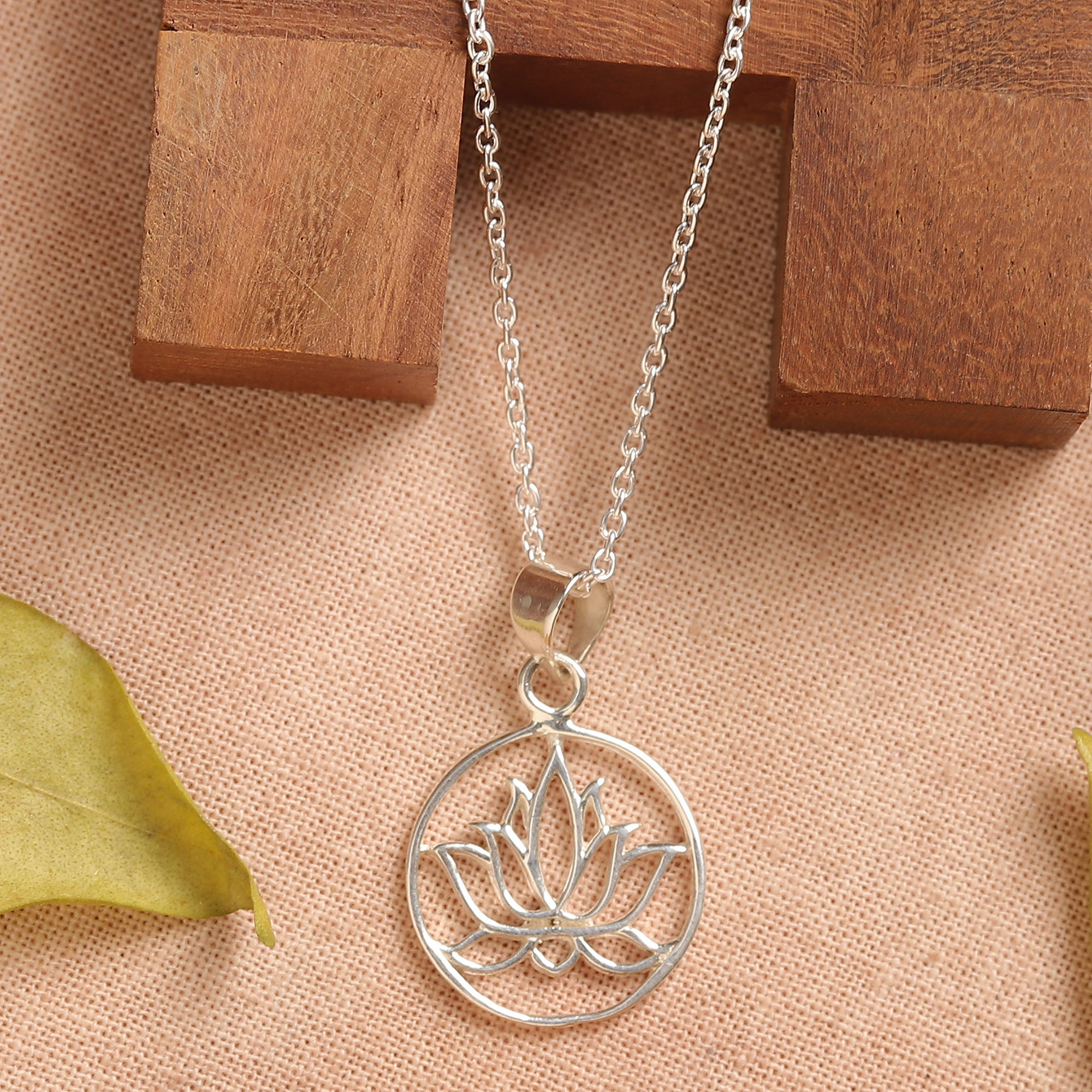 UNICEF Market | Handcrafted Sterling Silver Lotus Bloom Pendant ...