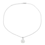 Sterling silver pendant necklace, 'Lotus in Bloom' - Handcrafted Sterling Silver Lotus Bloom Pendant Necklace