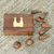 Wood bowling game, 'Strike or Spare' - Handcrafted Acacia Wood Bowling Game from India (image 2) thumbail