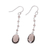 Smoky quartz dangle earrings, 'Raining Drops' - 7.5-Carat Smoky Quartz Dangle Earrings from India (image 2c) thumbail