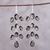 Smoky quartz dangle earrings, 'Leaf Cascade' - 44-Carat Smoky Quartz Dangle Earrings from India (image 2) thumbail