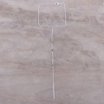 Labradorite harem bracelet, 'Aurora Quartet' - Labradorite Station Harem Bracelet from India