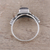 Labradorite cocktail ring, 'Misty Depths' - Square Labradorite Cocktail Ring Crafted in India (image 2c) thumbail