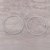 Sterling silver bangle bracelets, 'Rope Flair' (pair) - Rope Pattern Sterling Silver Bangle Bracelets (Pair)