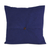 Cotton accent pillow covers, 'Rajasthani Indigo' (pair) - Hand Screen Print Cotton Cushion Covers (Pair)