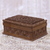 Walnut wood jewelry box, 'Kashmir Elegance' - Hand Carved Walnut Wood Jewelry Box with Floral Motif (image 2b) thumbail