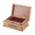 Wood jewelry box, 'Chinar Dome' - Handcrafted Walnut Wood Jewelry Box from India (image 2d) thumbail