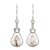 Rutilated quartz dangle earrings, 'Fascinating Droplets' - Golden Rutilated Quartz and Sterling Silver Dangle Earrings thumbail