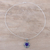 Collar con colgante de lapislázuli - Collar con colgante de flor de lapislázuli y turquesa compuesta
