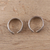 Sterling silver toe rings, 'Dolphin Parade' (pair) - Sterling Silver Dolphin Toe Rings from India (Pair) (image 2c) thumbail