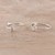 Sterling silver rings, 'Pierce My Heart' (pair) - Sterling Silver Rings from India (Pair)