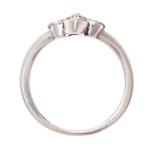 Sterling silver cocktail ring, 'Majestic Loop' - Loop Pattern Sterling Silver Cocktail Ring from India