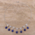 Lapis lazuli pendant necklace, 'Blue Dance' - Lapis Lazuli Waterfall Necklace from India (image 2b) thumbail