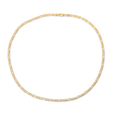 Gold plated sterling silver chain necklace, 'Shimmering Flair' (3 mm) - 22k Gold Plated Sterling Silver Chain Necklace (3 mm)