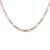 Rose gold plated sterling silver chain necklace, 'Shimmering Flair' (3 mm) - Rose Gold Plated Sterling Silver Chain Necklace (3mm) (image 2c) thumbail