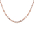 Rose gold plated sterling silver chain necklace, 'Shimmering Flair' (2 mm) - Rose Gold Plated Sterling Silver Chain Necklace (2mm) (image 2c) thumbail