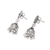 Sterling silver chandelier earrings, 'Jhumki Garden' - Artisan Crafted Sterling Silver Chandelier Earrings (image 2c) thumbail