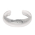 Sterling silver cuff bracelet, 'Rippling Light' - Hammered Finish Sterling Silver Cuff Bracelet from India