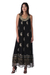 Viscose shift dress, 'Paisley Glitz' - Paisley Pattern Viscose Shift Dress from India (image 2a) thumbail