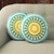 Cotton cushion covers, 'Beautiful Mandalas' (pair) - Mandala Motif Round Cotton Cushion Covers (Pair) thumbail