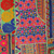 Colgante de pared de patchwork de mezcla de algodón reciclado, 'Indian Grandeur' - Colgante de pared de mezcla de algodón reciclado floral colorido
