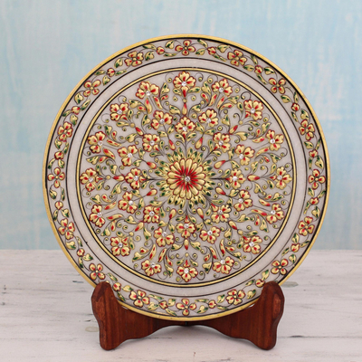 Marble plate, Golden Exotica