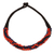 Torsade-Halskette aus Knochen - Bunte Torsade-Halskette aus Knochenperlen aus Indien