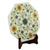 Marble inlay decorative plate, 'Summer Bloom' - Marble Inlay Decorative Plate with Floral Motifs from India (image 2b) thumbail