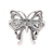 Sterling silver band ring, 'Butterfly Companion' - Butterfly Sterling Silver Band Ring from India (image 2a) thumbail