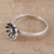 Sterling silver cocktail ring, 'Daisy Appeal' - Daisy Flower Sterling Silver Cocktail Ring from India (image 2b) thumbail