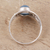 Chalcedony cocktail ring, 'Gleaming Appeal' - Oval Chalcedony Cocktail Ring Crafted in India (image 2c) thumbail