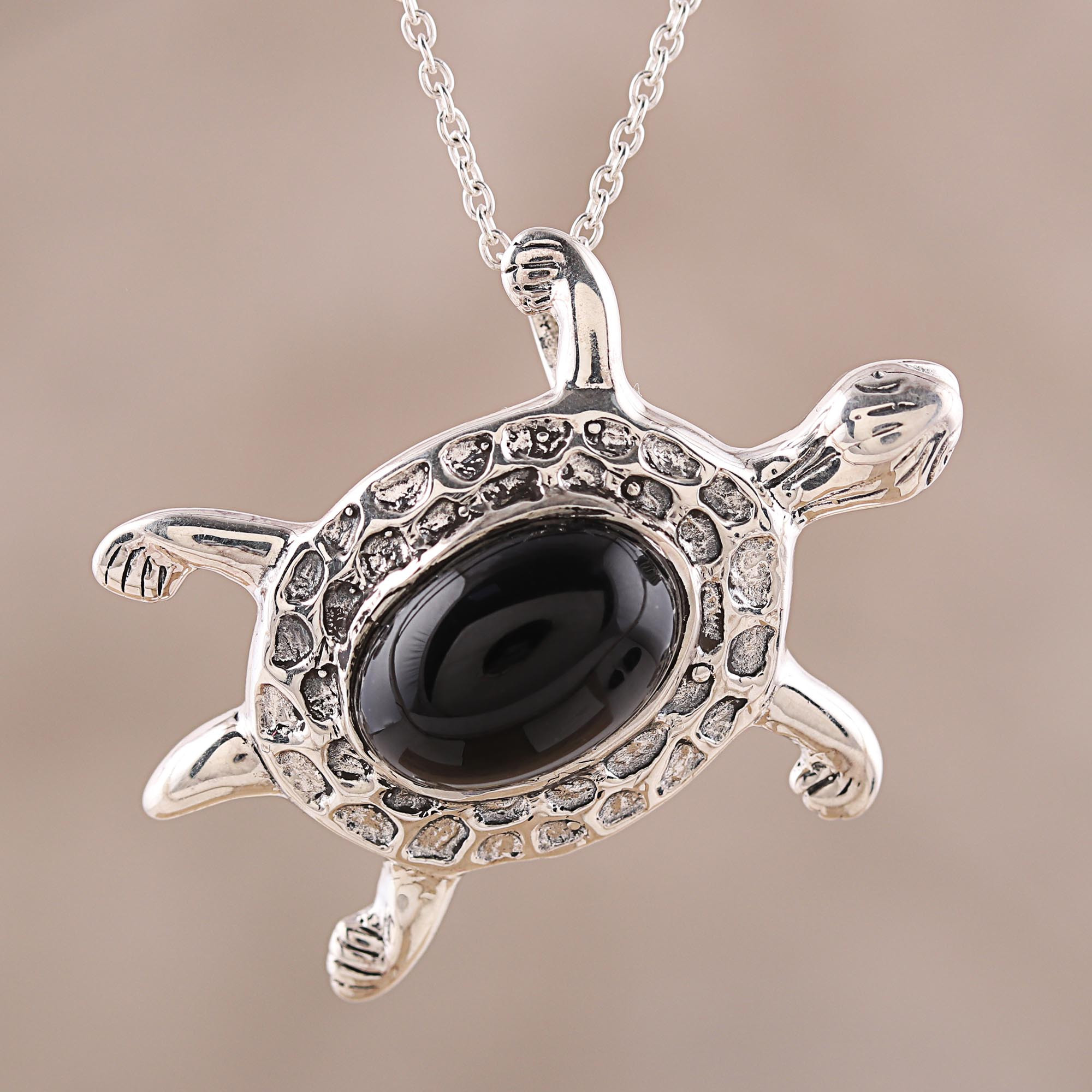 secret wood turtle pendant
