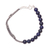 Lapislazuli-Perlen-Makramee-Armband - Makramee-Armband mit Lapislazuli-Perlen aus Indien
