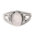 Rainbow moonstone cocktail ring, 'Gleaming Appeal' - Oval Rainbow Moonstone Cocktail Ring from India thumbail